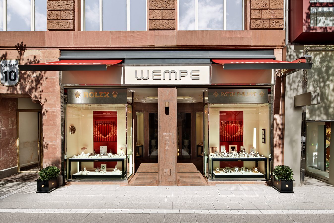 Wempe Frankfurt Goethestraße — luxury retail photography by Daniel Stauch